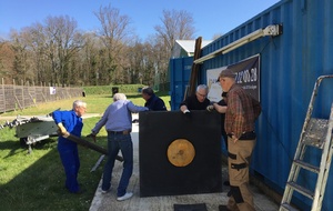 Première phase des travaux terrain